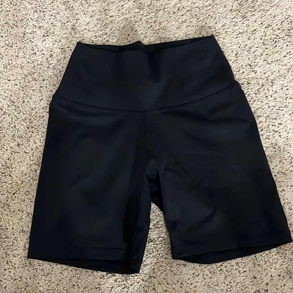 these are just like lulu! they feel the same as the align biker shorts
